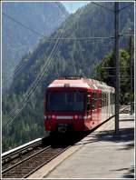 In Le Trtien gibt es eine Kreuzugsstelle auf der Strecke des Mont-Blanc Expres.
