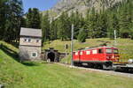 albulabahn-unesco-weltkulturerbe/779191/rhb-ge-44-i-u-nr601 RhB Ge 4/4 I U Nr.601 in Spinas vor dem Albula-Tunnel am 19.08.2009.