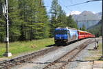 albulabahn-unesco-weltkulturerbe/779324/rhb-ge-44-iii-nr647-in RhB Ge 4/4 III Nr.647 in Spinas am 18.08.2009.