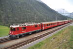 engadinerlinie-inntal-910-960/793205/rhb-ge-44-ii-nr633-bei RhB Ge 4/4 II Nr.633 bei Guarda am 22.08.2009.