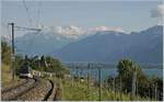 Eigentlich mehr ein Strecken-Landschaftsbild als ein Fahrzeugbild, ist doch der MOB Belle Epoque Zug durch die Linienführung auf seiner Fahrt nach Montreux zwischen Planchamp und Châtelard VD etwas verdeckt. 

25. Mai 2020