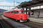 rae-4-8-roter-pfeil/778045/roter-churchill-pfeil-1021-steht-am Roter Churchill Pfeil 1021 steht am 21 Mai 2022 in Olten und macht sich bereit für ein Sonderfahrt nach Zürich.