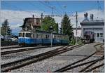 abde-88/564140/der-mob-abde-88-4004-fribourg Der MOB ABDe 8/8 4004 'Fribourg erreicht als Leermaterialzug Chernex und wird als Regionalzug 2327 nach Montreux zurück fahren.
30. Juni 2017