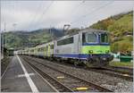 Personenwagen/691395/die-bls-re-44-ii-501 Die BLS Re 4/4 II 501 (ex SBB) mit einem RE bestehend aus EW III (ex Swiss Express) nach Spiez beim Halt in Boltigen. 

22. Okt. 2019