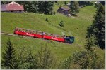BRB Brienz Rothornbahn/507974/die-kleine-eisenbahn-ist-an-diesem Die kleine Eisenbahn ist an diesem Tag gut besucht.
Planalp 07.07.2016