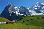 Ein kleiner Zug vor grossen Bergen  (21.08.2013)