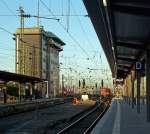 Stellwerke Stellwerk Frankfurt (Main) Hbf am 30.09.2011
Auf dem rechten Gleis f�hrt der EC 113 weiter Richtung Klagenfurt, Via Stuttgart und M�nchen.