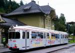 stubaitalbahn/206285/hier-noch-ein-lteres-foto-der Hier noch ein lteres Foto der Stubaitalbahn von meinem ersten Besuch:
Wagen 81 der Innsbrucker Verkehrsbetriebe IVB mit Werbung Spitz.at, fotografiert im Endbahnhof Fulpmes am 21.08.2002