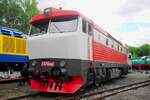 br-751-bardotka-brigitte-bardot-ex-sd-t-4781-5/795475/t478-1008-ex-und-spaeter-751-008 T478-1008 (ex und spter 751 008) steht am 13 Mai 2012 ins Eisenbahnmuseum von Luzna u Rakovnika.