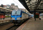 Die an die ČD - Česk drhy (Tschechischen Eisenbahnen) vermietete Siemens Vectron MS 193 698-8 (91 80 6193 698-8 D-RAILL) der S Rail Lease s.r.o.