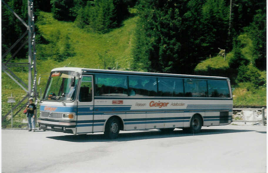 (014'627) - Geiger, Adelboden - Nr. 5/BE 27'928 - Setra am 4. August 1996 in Adelboden, Berglger