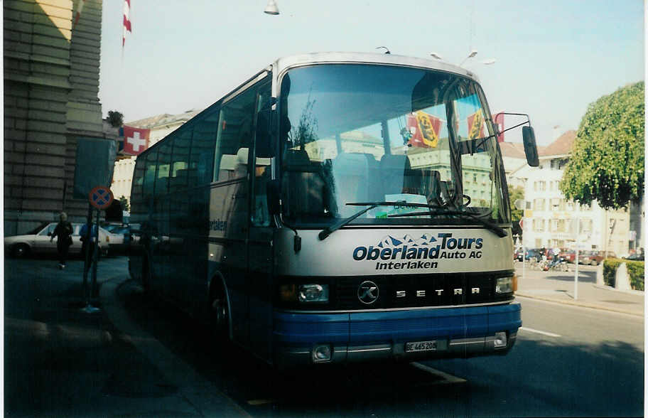 (015'210) - AAGI Interlaken - Nr. 31/BE 465'208 - Setra am 11. September 1996 in Bern, Bundeshaus