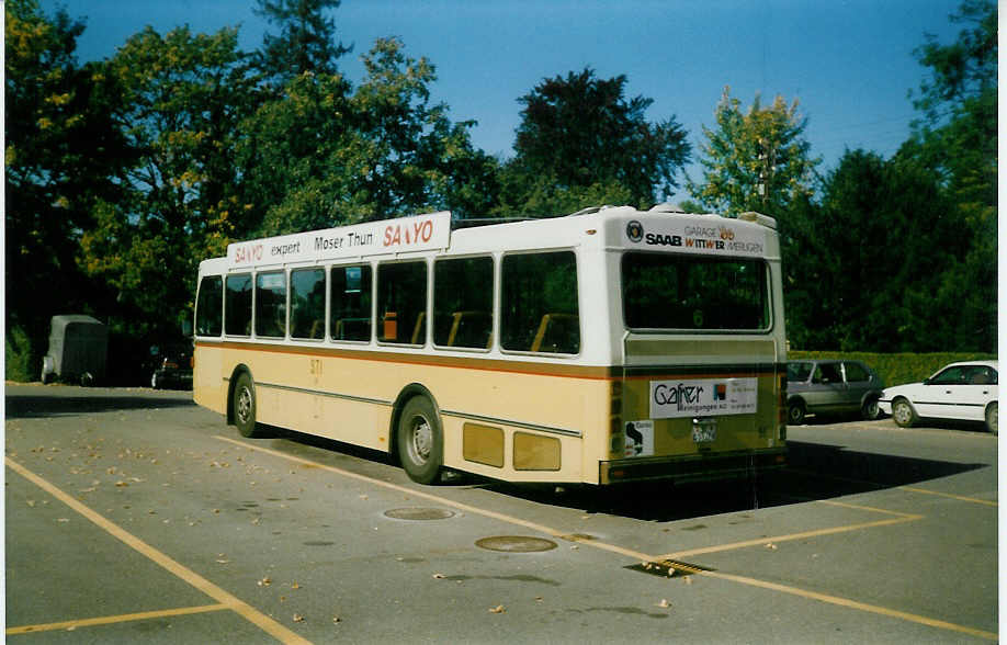 (019'633) - STI Thun - Nr. 56/BE 413'456 - Saurer/R&J am 2. Oktober 1997 bei der Schifflndte Thun