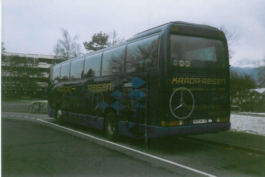 (021'017) - Aus Deutschland: Krada, Bblingen - BB-DW 101 - Mercedes am 6. Dezember 1997 in Thun, Lachen