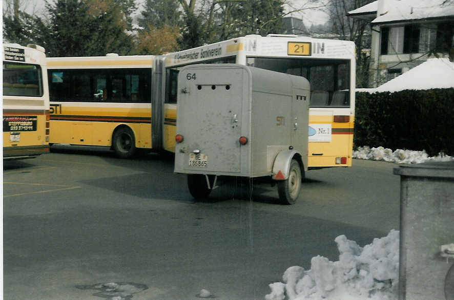 (021'436) - STI Thun - Nr. 64/BE 186'865 - R&J Gepckanhnger am 28. Januar 1998 bei der Schifflndte Thun