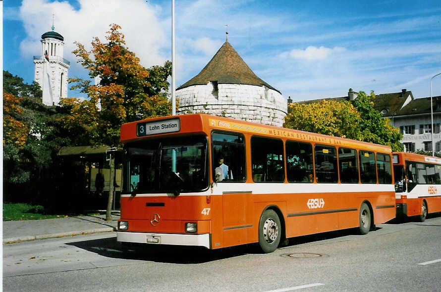 (026'722) - BSU Solothurn - Nr. 47/SO 21'772 - Mercedes/Hess am 5. Oktober 1998 in Solothurn, Amthausplatz