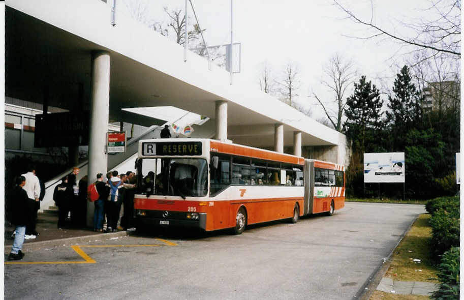 (030'337) - TPG Genve - Nr. 286/GE 96'329 - Mercedes am 21. Mrz 1999 in Genve, Palexpo