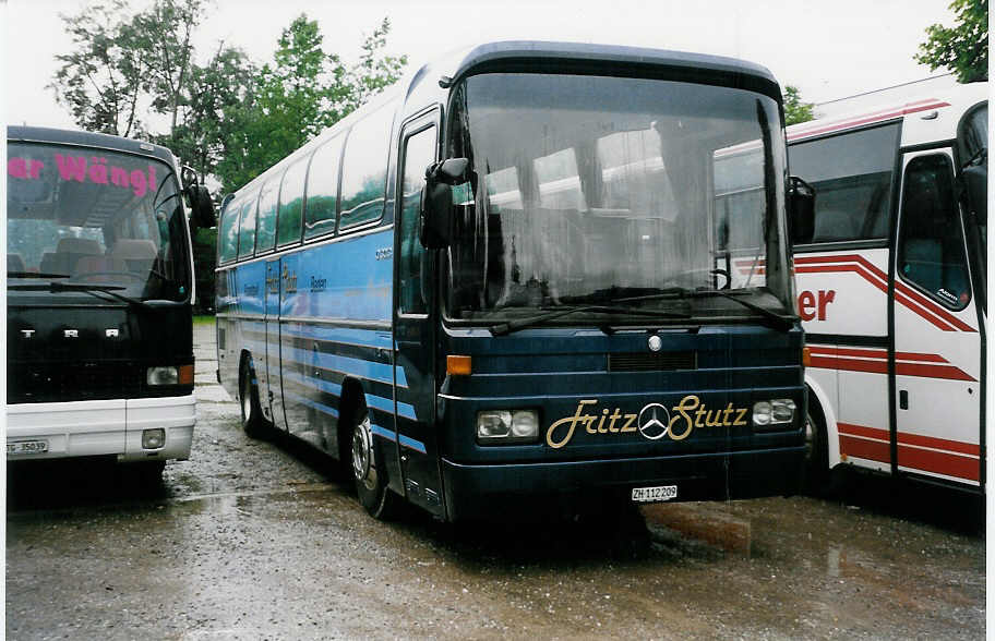 (031'832) - Stutz, Baden - ZH 112'209 - Mercedes am 6. Juni 1999 in Thun, Lachenwiese