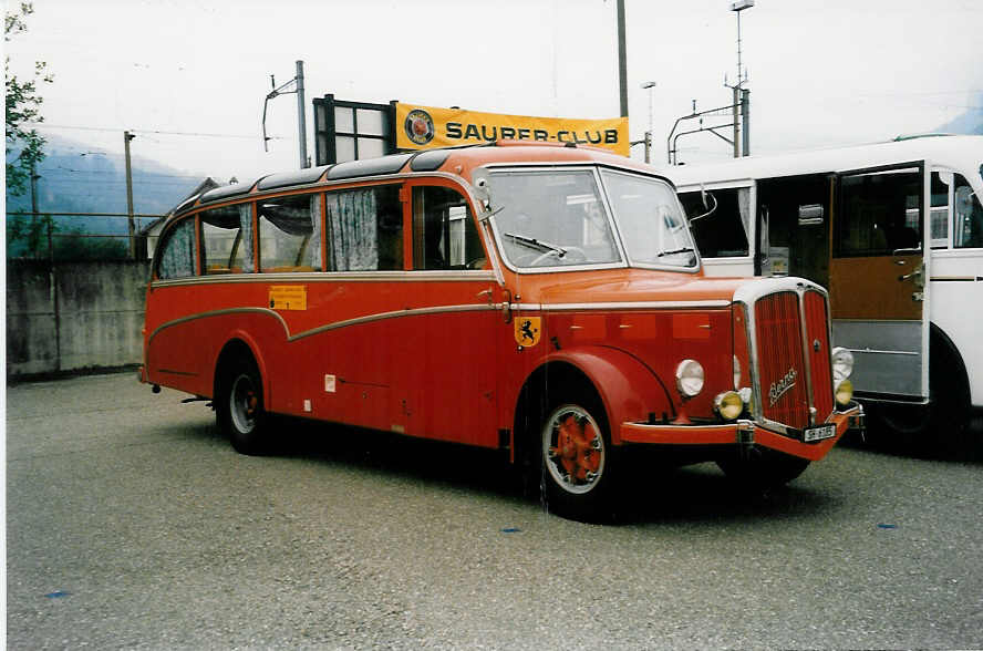 (035'831) - Eichelberger, Schaffhausen - SH 6185 - Berna/FHS (ex Siegrist, Flelen) am 28. August 1999 in Oensingen, Saurertreffen