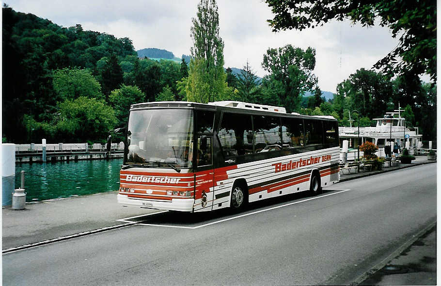 (043'011) - Badertscher, Bern - Nr. 8/BE 41'099 - Drgmller am 31. August 2000 bei der Schifflndte Thun