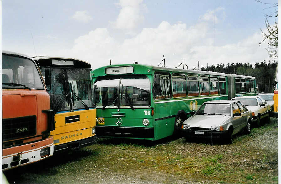 (052'906) - BVB Basel - Nr. 718 - Mercedes/FHS am 15. April 2002 in Herzogenbuchsee, Heiniger