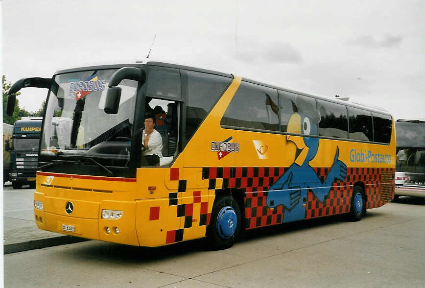 (054'933) - Aus der Schweiz: Gallus, St. Gallen - SG 63'503 - Mercedes am 25. Juli 2002 in Lrrach, Grenze