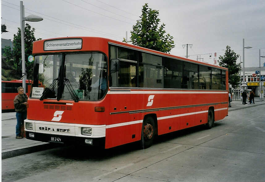 (056'714) - BB - BB 2424 - Grf&Stift am 9. Oktober 2002 in Wien, Simmering