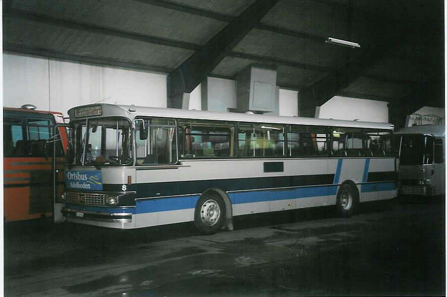 (057'720) - AFA Adelboden - Nr. 8/BE 26'708 - Setra (ex TPYG Yverdon Nr. 2) am 22. Dezember 2002 im Autobahnhof Adelboden