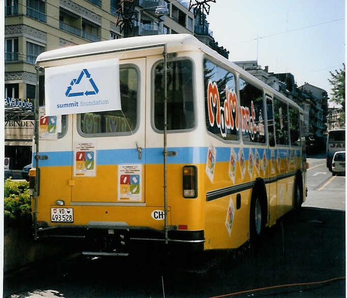 (061'237) - MadMarmot, Nyon - VD 493'528 - Saurer/Tscher (ex P 24'238) am 6. Juli 2003 in Montreux