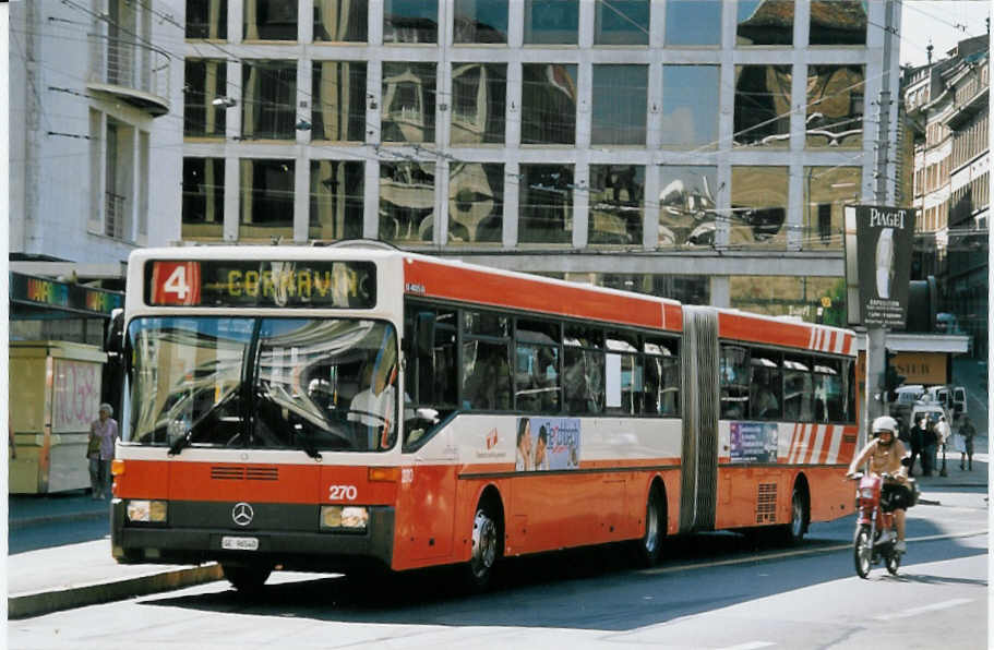 (062'425) - TPG Genve - Nr. 270/GE 96'540 - Mercedes am 4. August 2003 in Genve, Bel-Air