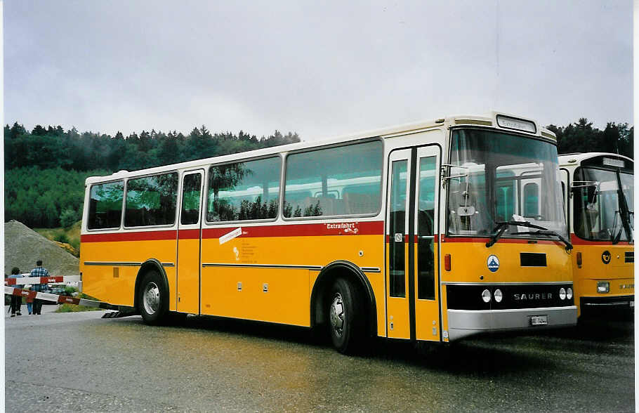 (062'907) - Leuenberger, Kirchberg - BE 74'044 - Saurer/Lauber (ex Niederer, Filzbach Nr. 11) am 30. August 2003 in Niederbipp, Saurertreffen 