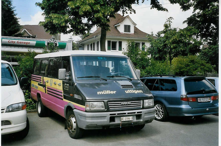 (068'306) - Mller, Uttigen - BE 2396 U - Iveco am 14. Juni 2004 in Thun, Grabengut