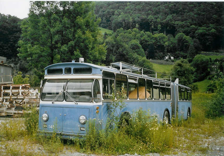 (068'607) - VBZ Zrich - Nr. 546 - Saurer/Tscher am 19. Juni 2004 in Nfels