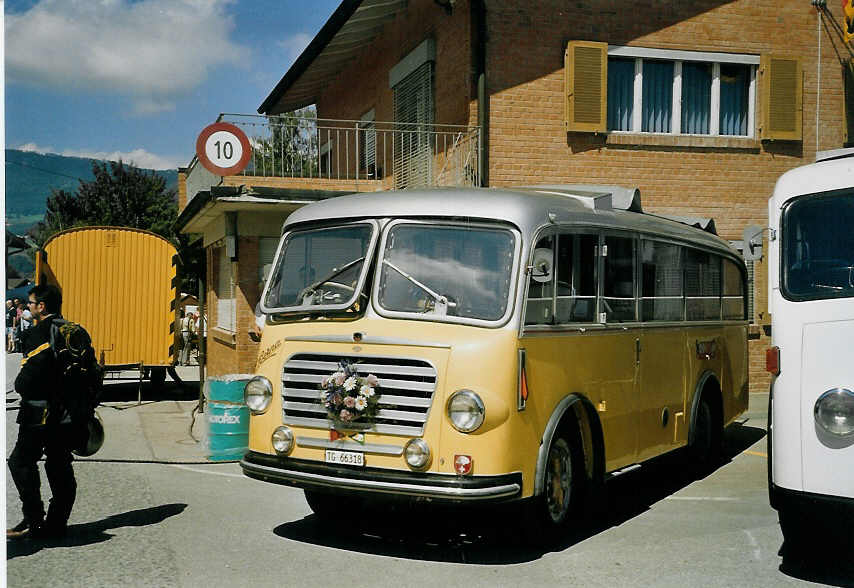 (070'506) - Rellstab, Diessenhofen - TG 66318 - Berna/BBO (ex Galeppi, Dalpe) am 28. August 2004 in Niederbipp, Saurertreffen