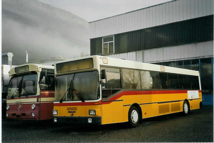 (072'707) - Geissmann, Hgglingen - MAN am 27. November 2004 in Biel, BTR