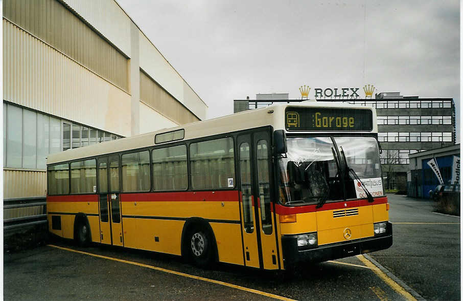 (073'708) - PostAuto Bern-Freiburg-Solothurn - Nr. 502 - Mercedes/R&J (ex P 25'368) am 3. Januar 2005 in Biel, Rattinbus