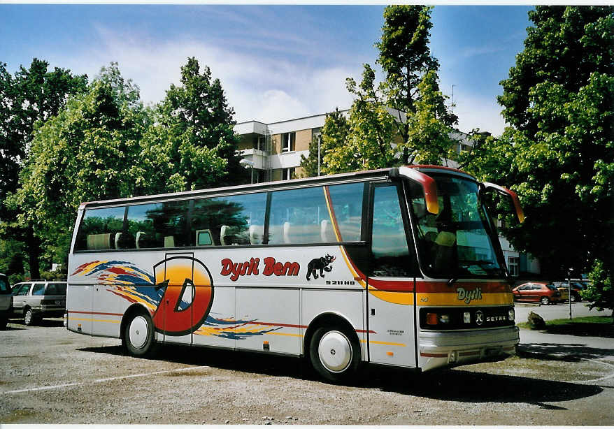 (076'631) - Dysli, Bern - Nr. 24/BE 106'501 - Setra am 22. Mai 2005 in Thun, Lachenwiese