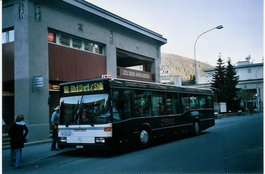 (076'728) - VBD Davos - Nr. 8/GR 88'321 - Mercedes am 26. Mai 2005 in Davos, Schatzalpbahn