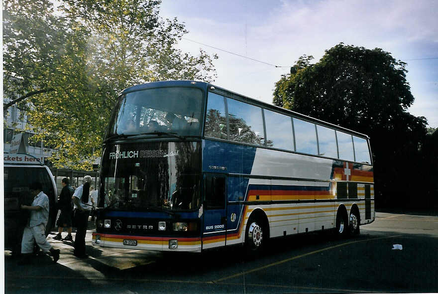 (076'734) - Frhlich, Zrich - ZH 27'124 - Setra (ex Drmller, Zrich) am 27. Mai 2005 in Zrich, Sihlquai