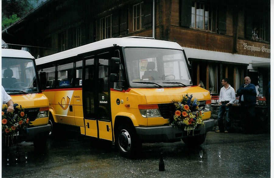 (078'035) - Portenier, Adelboden - Nr. 5/BE 26'860 - Mercedes/Kusters am 25. Juni 2005 auf der Griesalp