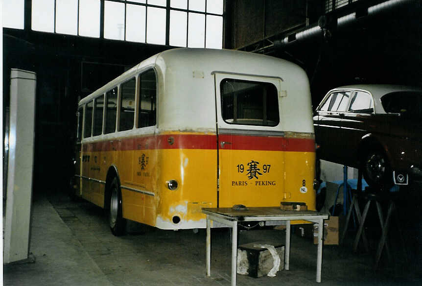 (078'806) - FRAM Drachten - Nr. 8/BE-16-46 - Saurer/Mowag (ex Bus-Halter, Wil Nr. 23) am 21. Juli 2005 in Drachten, Autobusmuseum