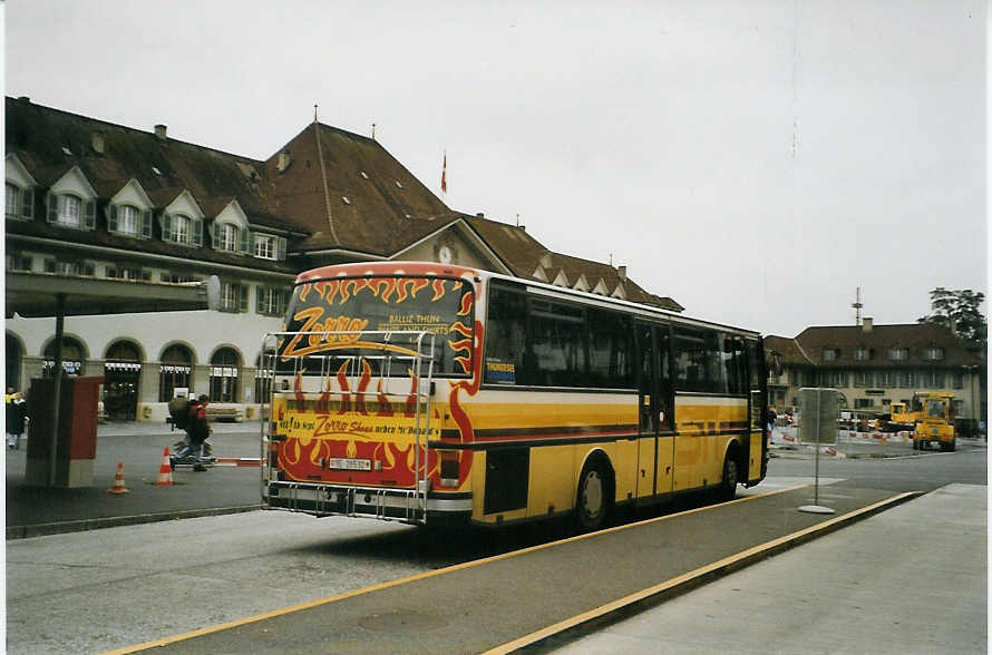 (080'431) - STI Thun - Nr. 2/BE 26'532 - Setra (ex ATGH Heiligenschwendi Nr. 2) am 19. September 2005 beim Bahnhof Thun