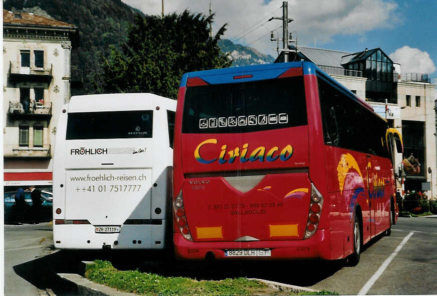 (080'530) - Aus Spanien: Civiaco, Valladolid - 8829 DLH - Volvo/Noge am 25. September 2005 beim Bahnhof Interlaken West