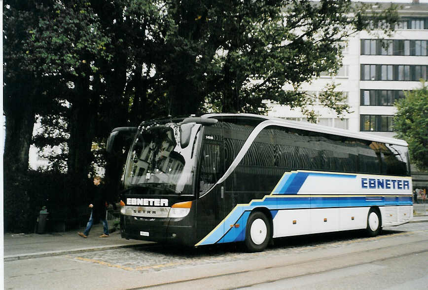 (080'908) - Ebneter, St. Gallen - AR 416 - Setra am 18. Oktober 2005 beim Bahnhof St. Gallen