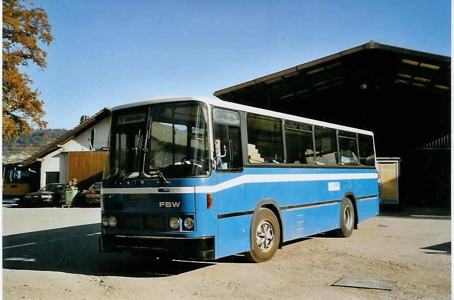 (081'411) - Bucheli, Kriens (RWB) - Nr. 8 - FBW/FHS am 29. Oktober 2005 in Oberburg, Ziegelgut