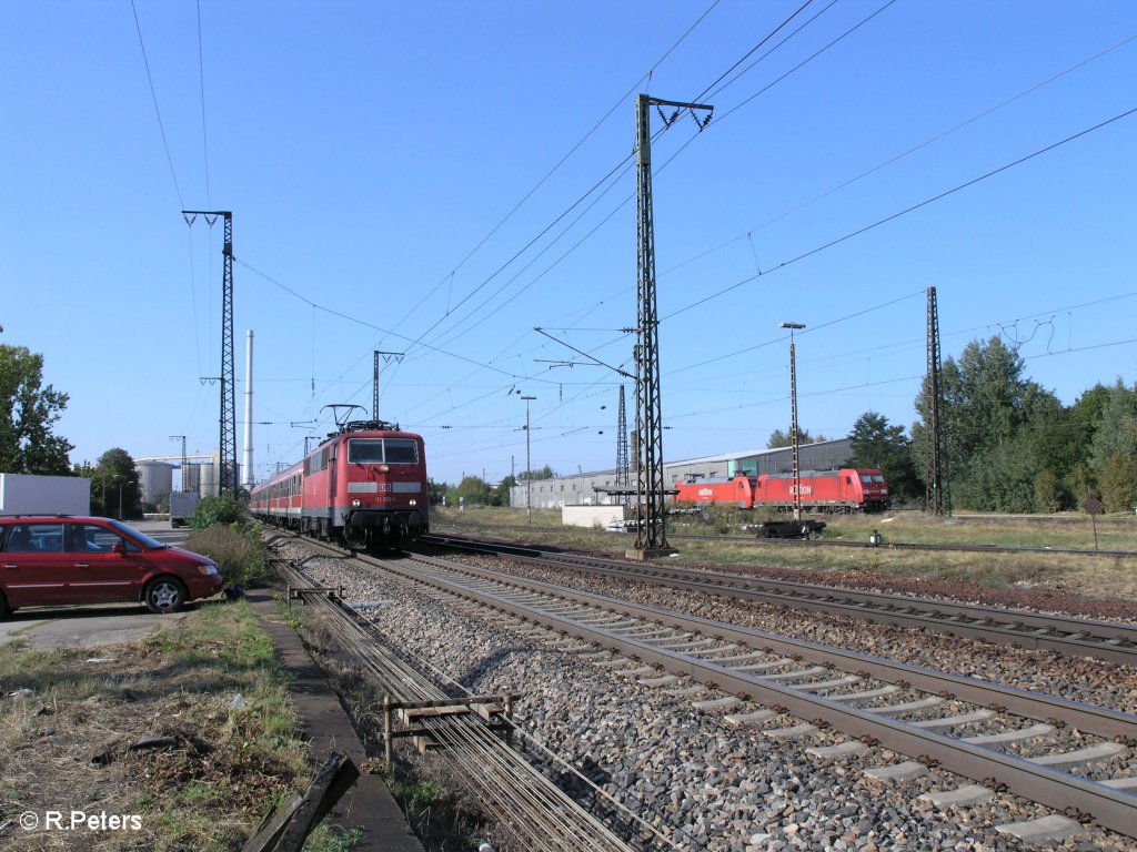 111 130-1 verl�sst Regensburg als RB 32121 Plattling 09.09.09
