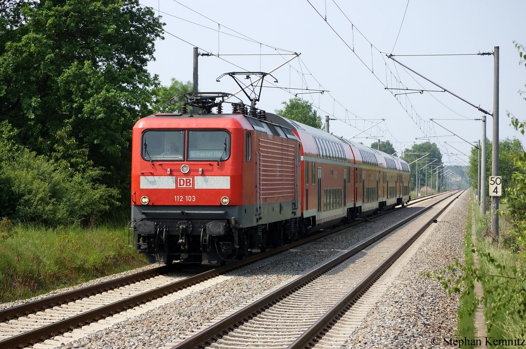 112 103 mit dem RE1 (RE 18179) nach Frankfurt(Oder) in G�tz. 21.05.2011