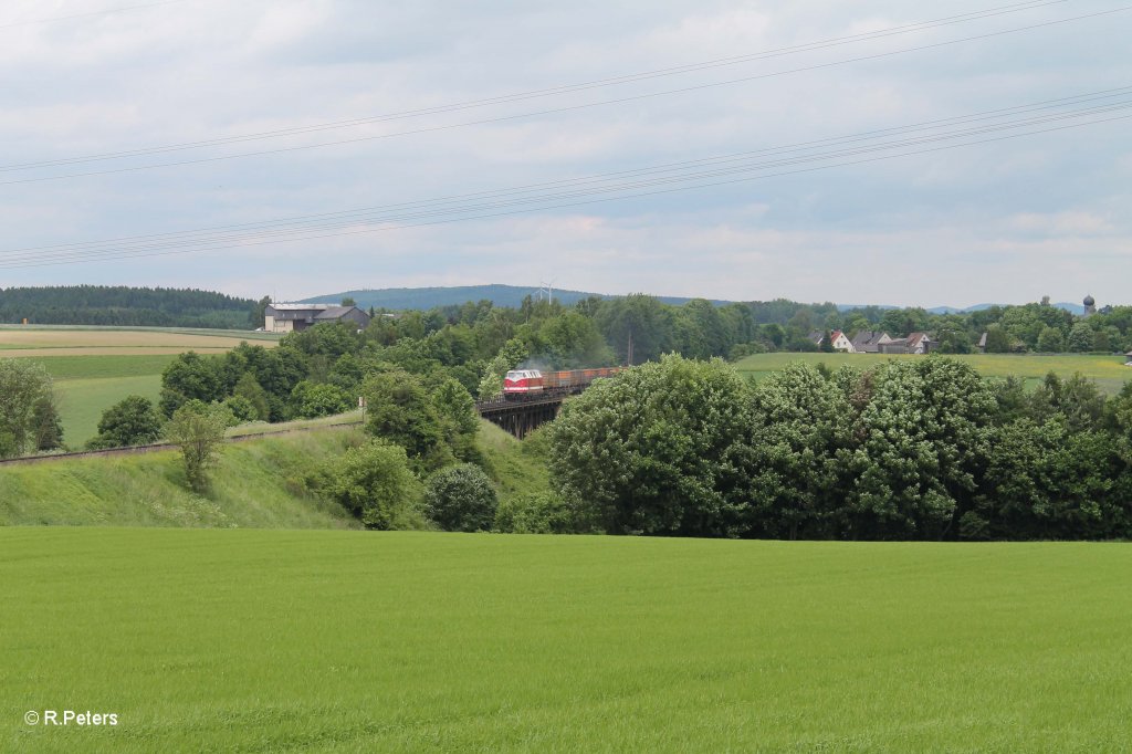118 770 mit einem Kokszug aus CZ bei Seu�en. 15.06.13