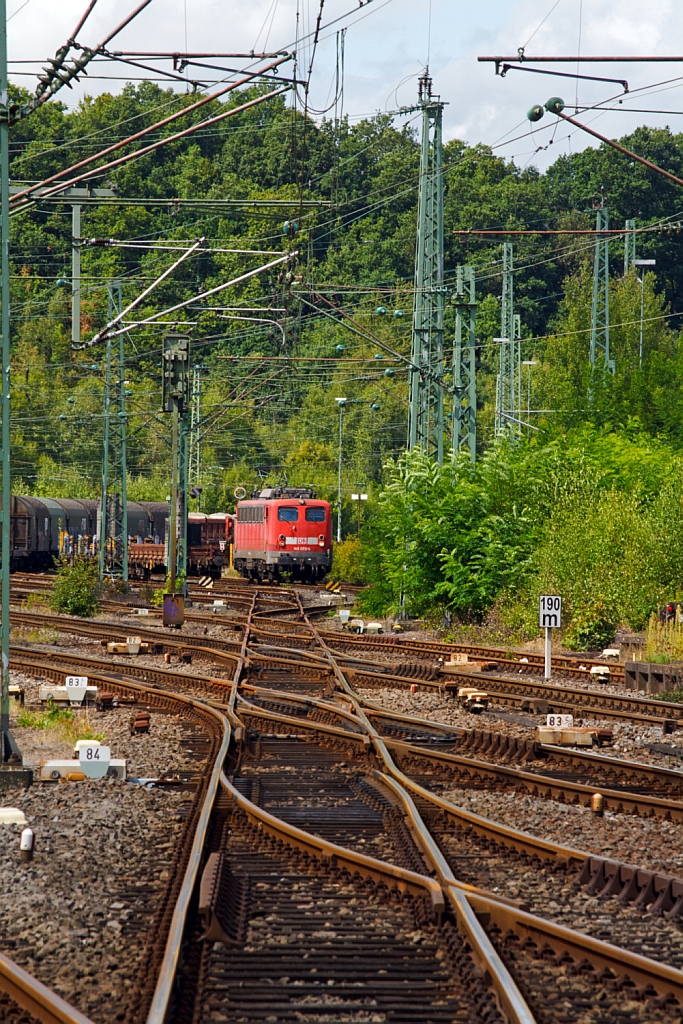 140 003-5 (ex E40 003) der DB Schenker Rail am 25.08.2012 in Betzdorf/Sieg, hier wird heute Lokpersonal geschult. Die Lok wurde 1957 bei Krauss-Maffei gebaut.
