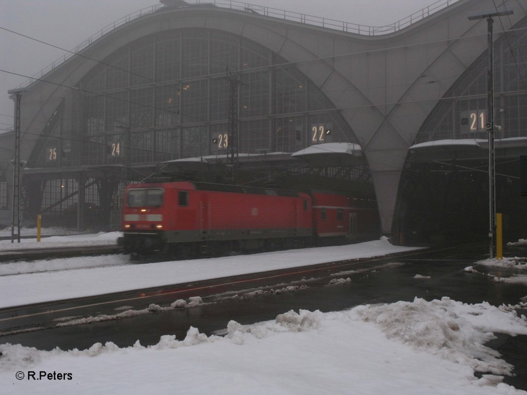 143 205-3 verl�sst Leipzig HBF 23.12.10